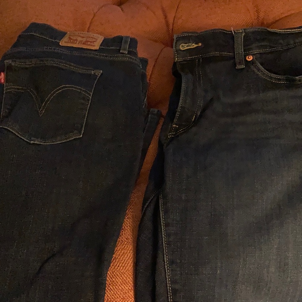 2 pairs of size 12 Levi jeans